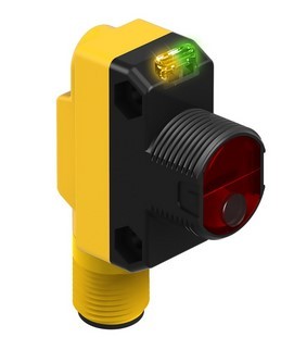 Laser sensor QS18VP6LDQ8, PNP NO/NC, 300 mm