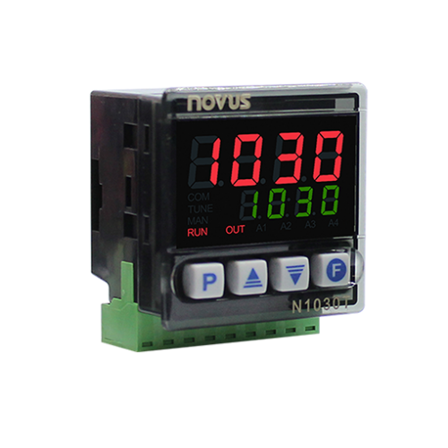 Temperatūras regulators N1030-PR 24V ,Pt100/J/K/T - SPST relay + pulse out, 48x48 mm, 1/16 DIN
