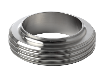 Stainless steel adapter outer 3/4" x inner 1/2", EN1 .4404/316L