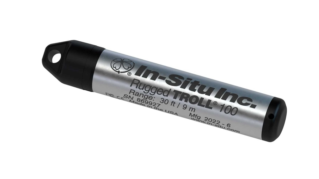 Līmeņa sensors, Rugged TROLL 100, 0-76m (abs), datu loggeris, līmenis un temperatūra