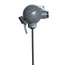 Temperature sensor PT100B, <500°C, 8x600 mm, MI, NAA IP67