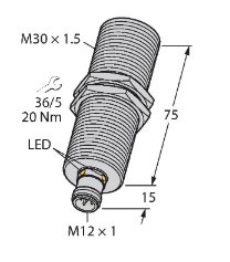 [1610036] Ultraskaņas sensors RU300U-M30M-2UP8X2-H1151