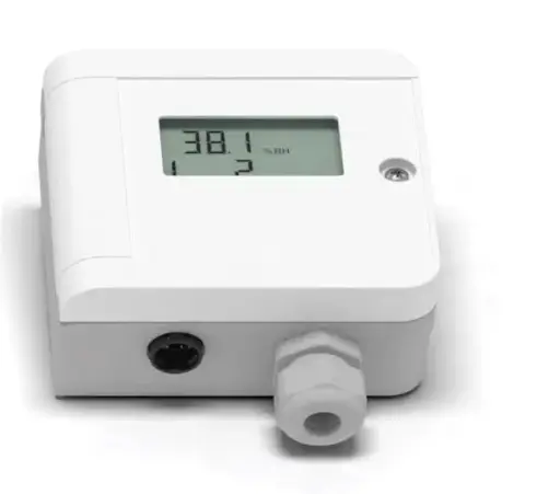 [DZK300F1410D-YY] Mitruma, temperatūras sensors ar displeju, 2x4-20mA