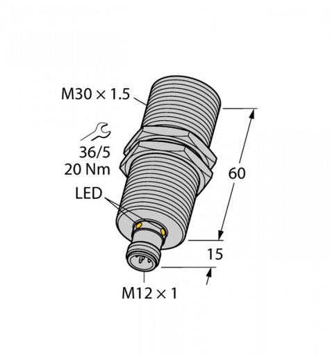 [1610099] Ultraskaņas sensors RU300U-M30E-LI8X2-H1151