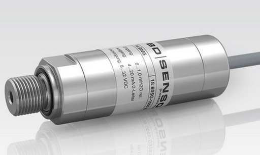 [18.605G-1002-B-1-5-2-003-300-1-000] Spiediena sensors 0-10Bar, G1/4", 4-20mA, 0.5%FSO preciz., 3m PUR kabelis, IP68