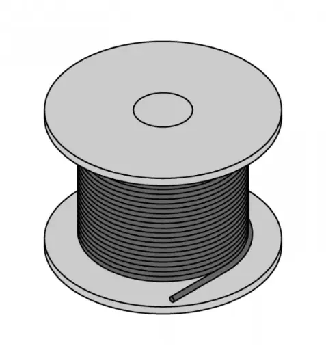 [6627994] Cable for sensors 4X0.34-XX-PUR-BK-100M/TXL 