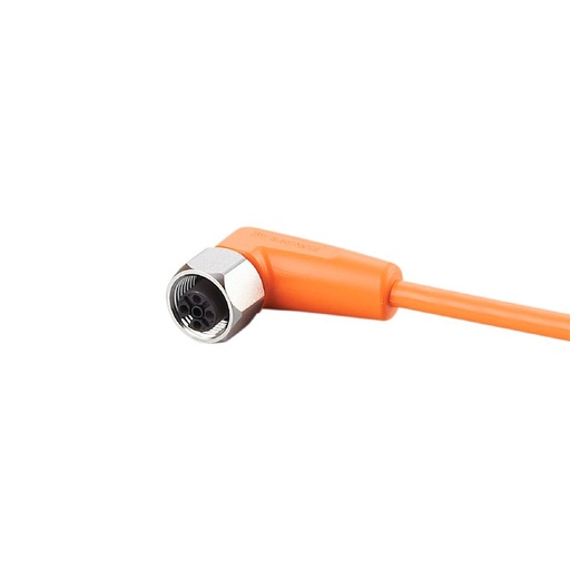 [EVT005] Connector cable 5-pin, 90°,  10m, Stainless steel nut