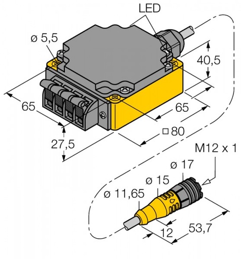 [6967112] Test module for sensors, battery feeding TB3-CP80
