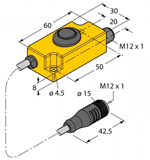 [6967114] Sensor teach-in TX1-Q20L60
