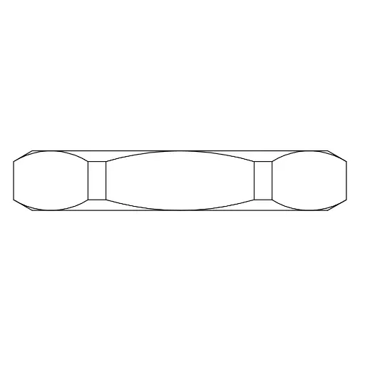 [zu300180] Hexagon nut G1½ stainless steel 1.4305 (303)