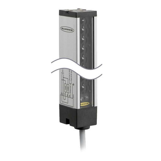 [3002691] Foto sensors LX12RQ, L = 295 mm, uztvērējs