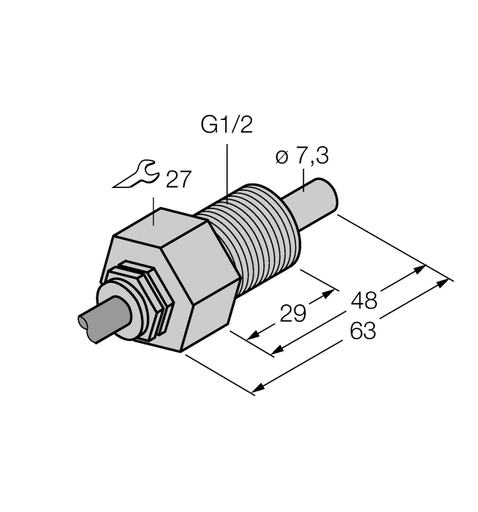[6870460] Flow sensor FCS-GL1/2A4-NAEX/D100