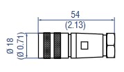 [370624] Konektors 7pin mamma, M16, taisns, PG9