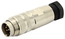 Connector, male, straight, 7-pin, M16