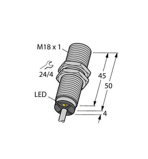 [1644848] Induktīvais sensors BI10U-M18-VN6X