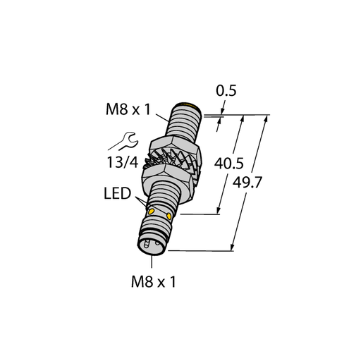 [4602916] Inductive sensor BI3-M08E-AP6X-V1131