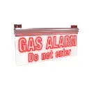 Light module with visual and sound alarm EK30, "GAS ALARM LEAVE ROOM", red
