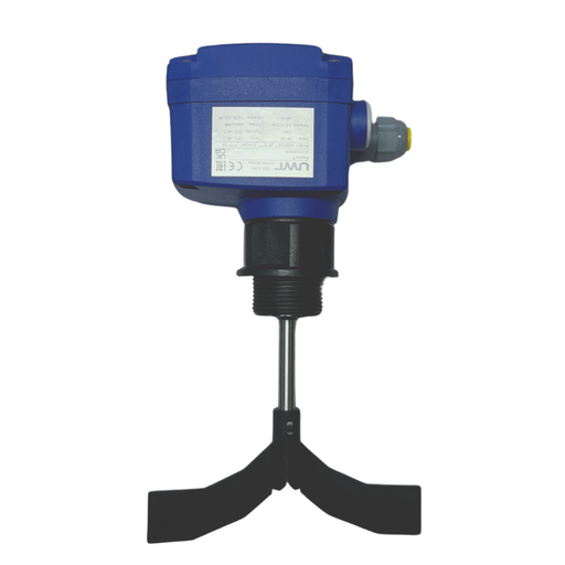 [RN4001A0EB1US***_0A**0*****_0*000000**_****0***00_0_0_0] Līmeņa slēdzis, rotācijas, G1 1/4", 24VDC barošana, lāpstiņa 27x150mm, L=140mm