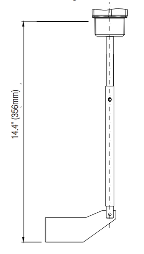 [SOLIDO001] Level sensor Shaft extension for level switch SOLIDO500LAA/LEA