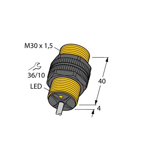 [40400] Inductive sensor BI10-P30-Y1X