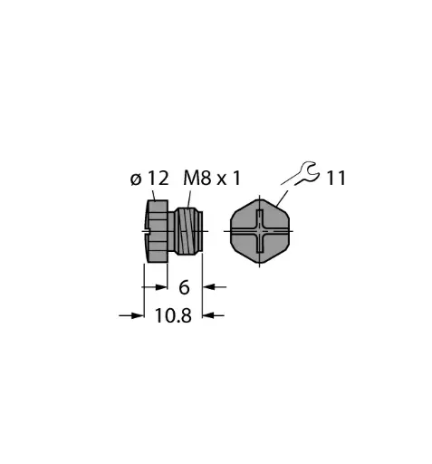[6936046] ISK-M8 Blanking Plug