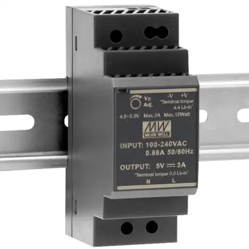 [HDR3024] Power supply 24 Vdc 1.5 A, 230 Vac 0.88 A