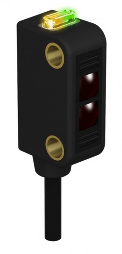 [3085800] Foto sensors DQ12AB6FF50Q5, BGS 50mm, fixed, NPN/PNP, M12 kab.