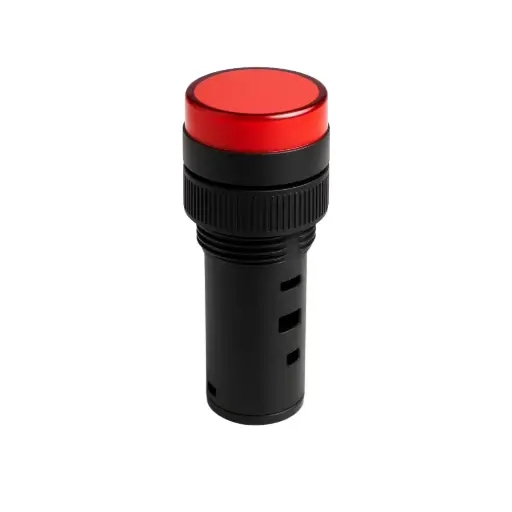 [AD16DSR220] LED lampa 16mm,sarkana, 230 VAC