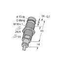 Inductive Sensor For High Pressures BID2-G180-AP6/S212