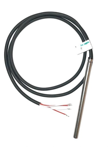 [IKE#P1BS10006X10X] Temperatūras sensors Pt100B,4v, 6x100mm, -20/+105C, 1m kab., IP68
