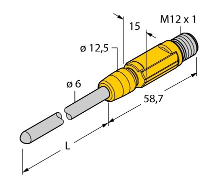 [9910626] Temperature sensor TTM-206A-CF-LIUPN-H1140-L150