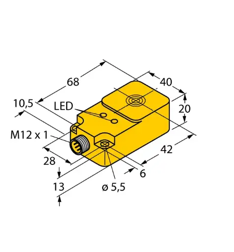 [1602702] Induktīvais sensors NI25-Q20-AP6X2-H1141