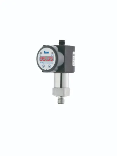 [780-2502-E-1-3-100-200-2-000] Pressure switch DS200 0-25Bar, 4-20mA Ex ia, 1x PNP NO/NC contact, ISO4400 connector IP65, G1/2" EN837 without seals