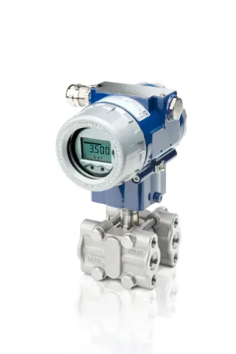 [340-2501-1-A0-I-1-AK0-N56-1-1-1-190 +1004639 x 4pcs] Differential pressure sensor XMD, 0-2.5 bar, 4-20 mA HART Ex ia, 1/4“ NPT internal thread, with display, Screw 7/16” UNF