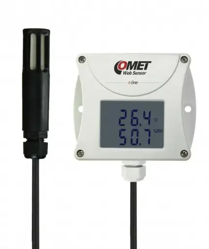 [T3511-4] Web sensor - remote thermometer hygrometer with Ethernet interface, cable 4m
