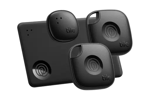 [Life360PRO] Tile by Life360 Essentials Bluetooth izsekošanas ierīce, priekšmetu meklētājs atslēgām, makiem. Savietojams ar iOS un Android. Iepakojumā 4 gab.