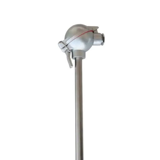 [T101-SS310-300-15/8] Thermocouple K type, 15x300 mm, SS310, drilled pocket, max +1200°C