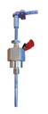 Bearing temperature sensor with adjustable transition and winder M6x1 thread, PT100 with 3 m cable, ATEX
