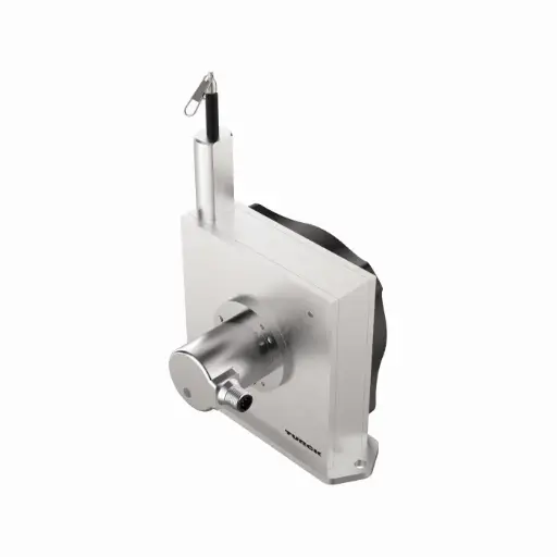 [1544546] Draw-Wire encoder DW3000-110-7E-H1441, 3000 mm range, 4-20 mA, 12-30 VDC, M12 connector