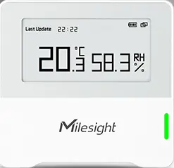[AM102-868] Lorawan temperature, humidity, NFC, IP30, E-ink displ.