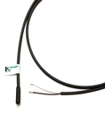 Temperatūras sensors Pt100B, 2-wire 5x20mm 1m cable
