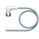 Konektors ar kabeli WKH4.4-30/TFE, M12, mamma, leņķī, 4 kontakti, 30m PVC, higiēnisks