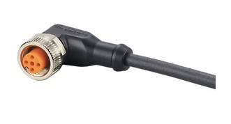 [EVC01E] Connector cable PNP-NPN converter, M12 90 °, 5 m, OF