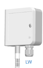 [LWK30SF101C05001] Mitruma un temperatūras sensors, 2x4-20mA, 0...100°C; 0...100%r.h., PTFE filtrs, 12...30VDC